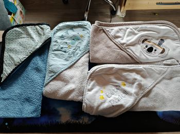 Lot de serviettes de bain bebe