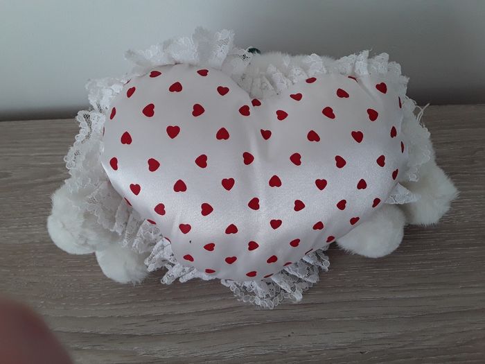 Peluche chien coeur - photo numéro 3