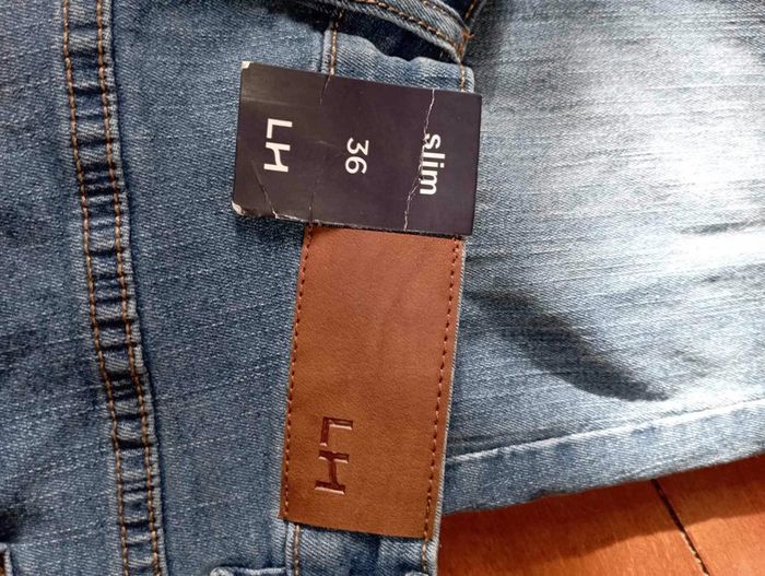 Pontalon jean slim bleu taille 36 marque LH neuf avec étiquette. - photo numéro 15