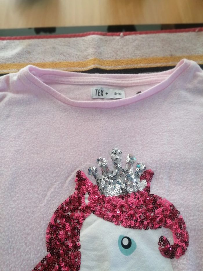 Pull licorne fille - photo numéro 3