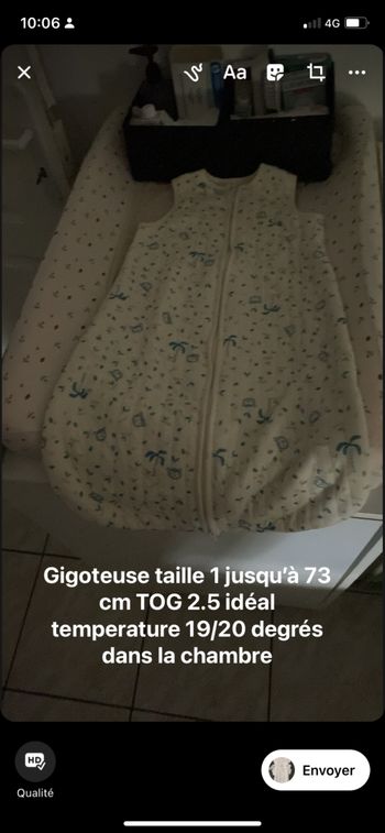 Gigoteuse garçon