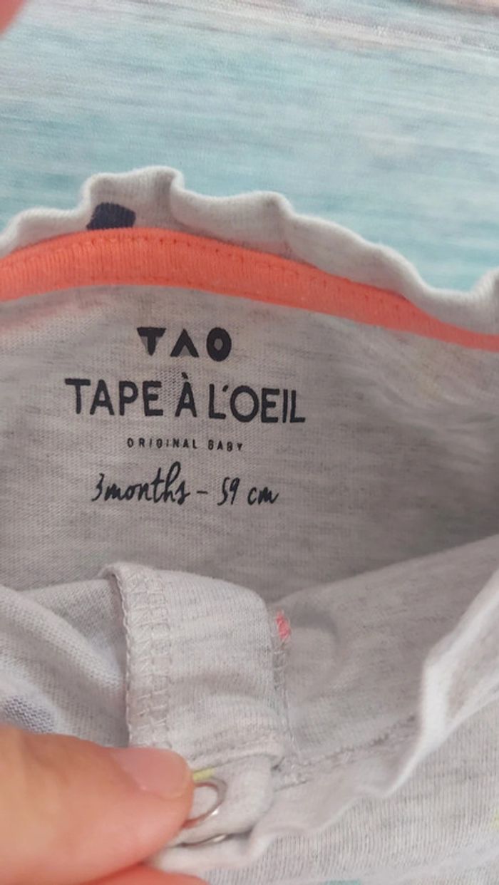 Pyjama tape à l'oeil 3 mois - photo numéro 2