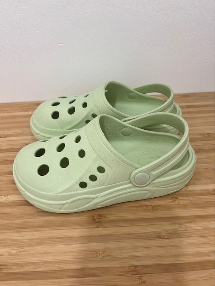 Croks vert Zara - photo numéro 2