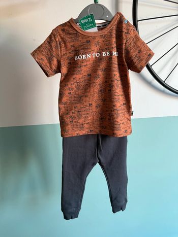 Ensemble jogging t-shirt manches courtes 12 mois