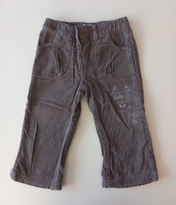 Pantalon automne-hiver velours Kimbaloo