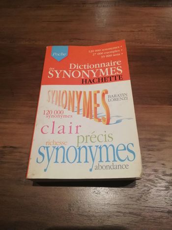 Dictionnaire des Synonymes Hachette