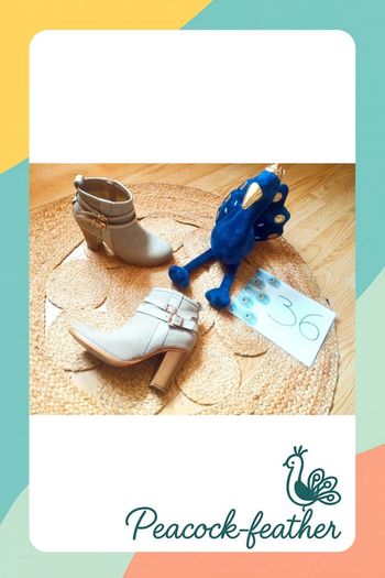 Bottines talons beiges 36