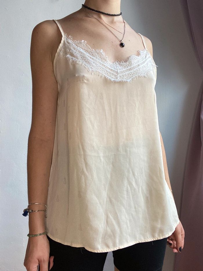top beige taille S - photo numéro 2