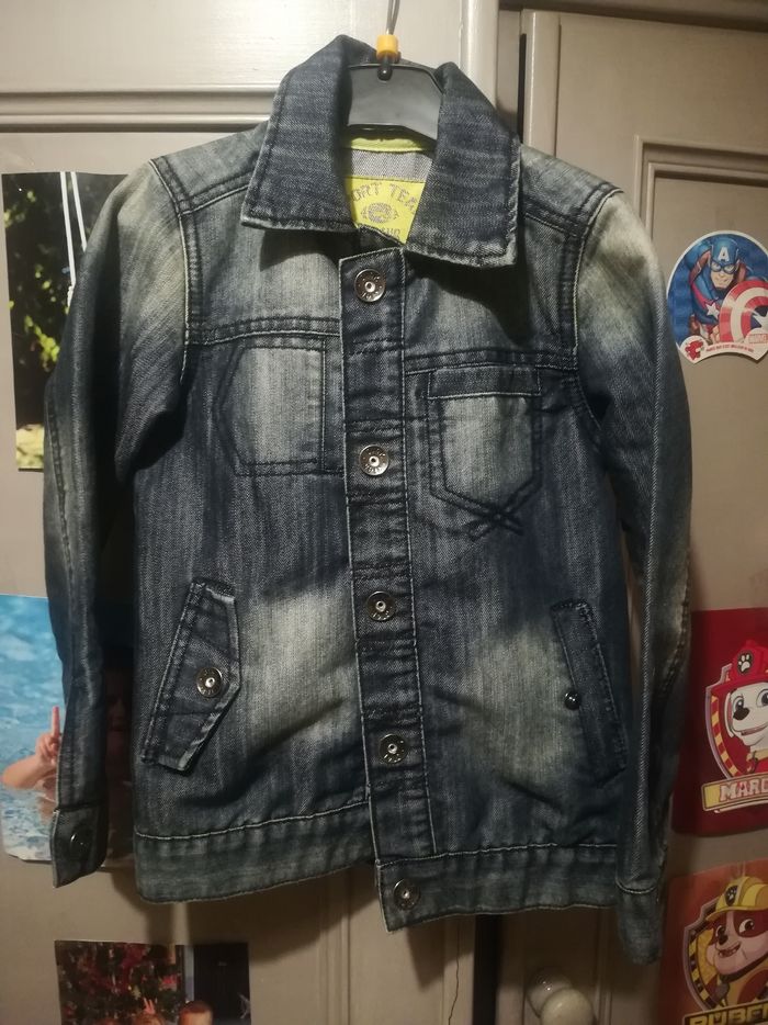 Veste en jean garcon