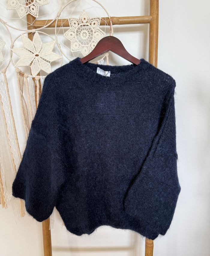 Pull Mohair Marine - photo numéro 1