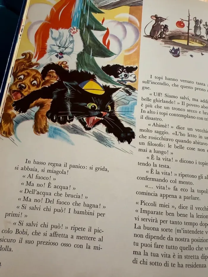 Livre ancien rare italien Animali Parlanti a cura di Pierre Probst Carolina Principato Hachette - photo numéro 8