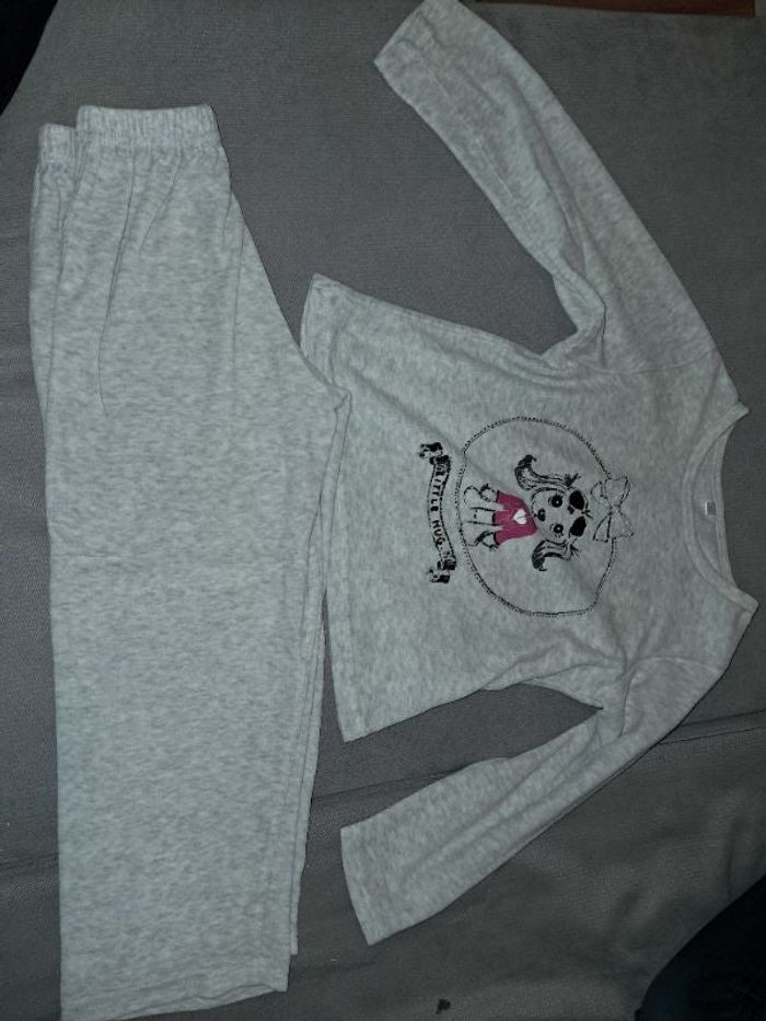 Pyjama chaud manches longues taille 6 ans