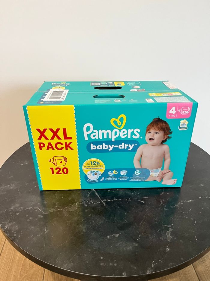 Pampers Baby-Dry Taille 4– 120 couches