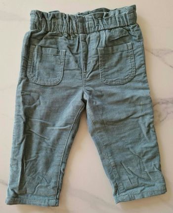 Pantalon vert Bout'Chou 9 mois
