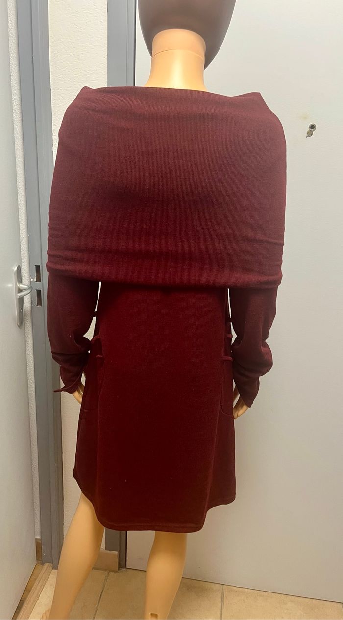 Robe d'hiver  grand col - photo numéro 3