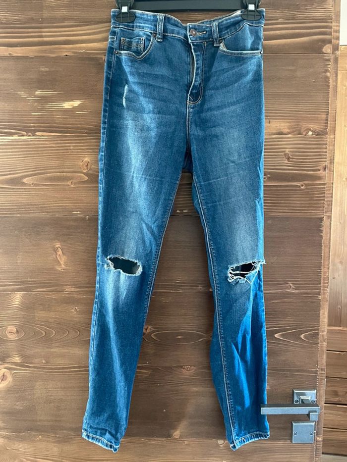 Slim skinny Jean troué