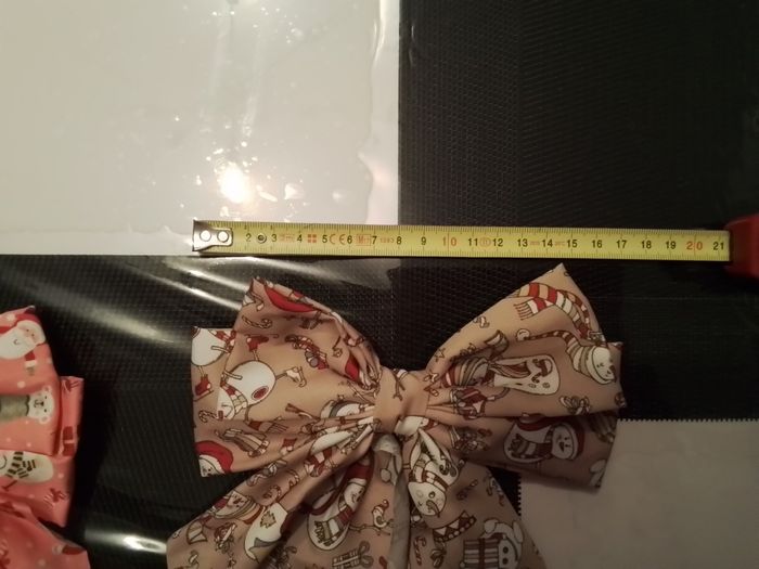 Lot de barrettes ruban Noël - photo numéro 2