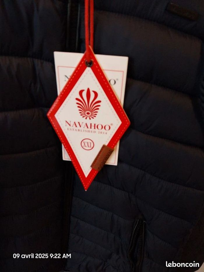 Zalando - Navahoo Lulana, Veste matelassée pour Dame mi-Saison Bleu Foncé XXL - Zalando - photo numéro 6