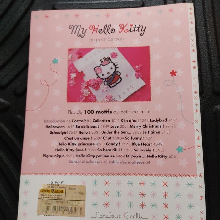 My Hello Kitty au point de croix