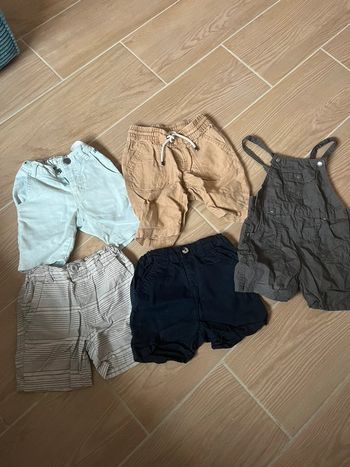 Lot short et salopette
