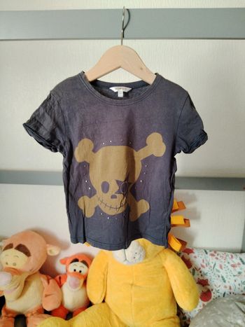 T-shirt 4 ans Tete de mort