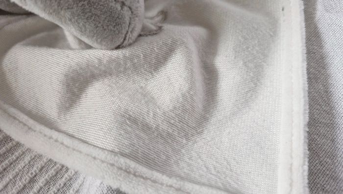 Doudou mouchoir  ourson gris Babynat - photo numéro 6