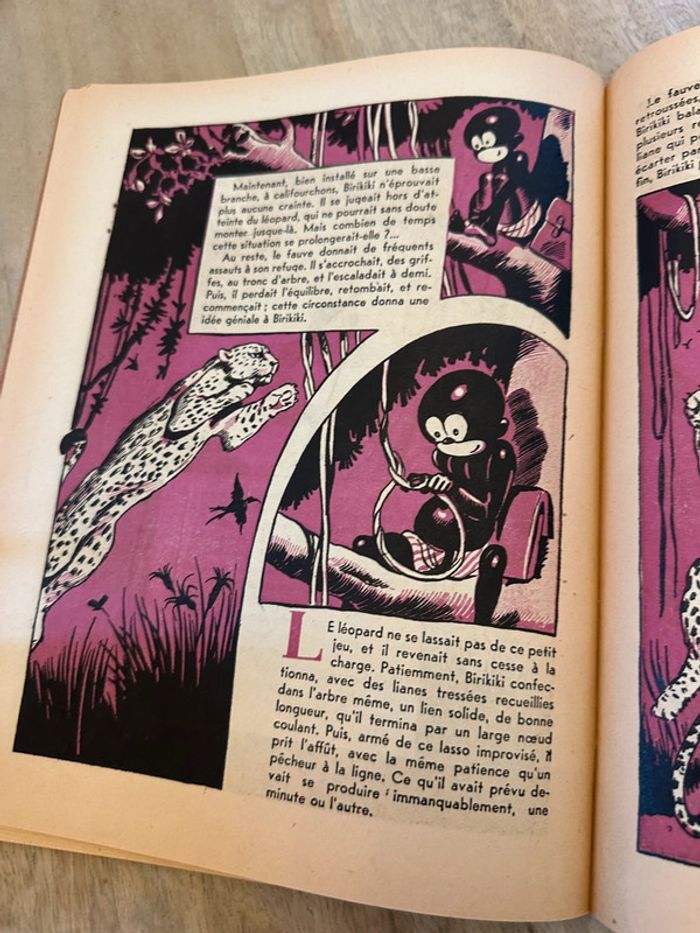 Livre ancien rare Birikiki dans la forêt vierge Roger Roux Pierre Probst éditions puits pelu Lyon - photo numéro 12