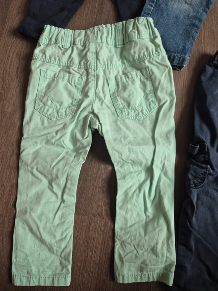 Magnifique lot de 4 pantalons 12 mois - photo numéro 7