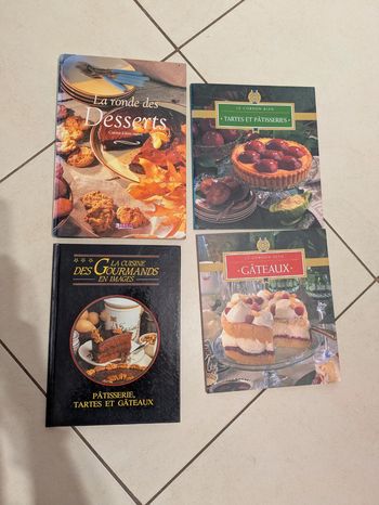 Lot de 4 livres de recettes