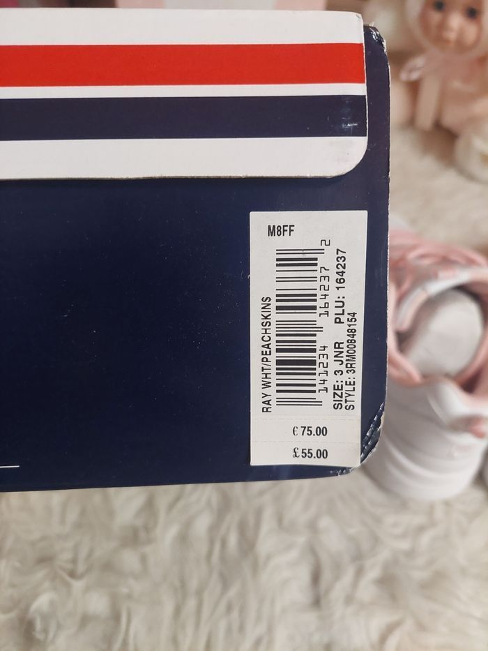 Baskets Fila Ray Junior rose/blanche T36 neuves authentiques 👟 - photo numéro 9