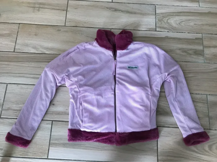 Veste fourrure réversible violette L Columbia - photo numéro 14