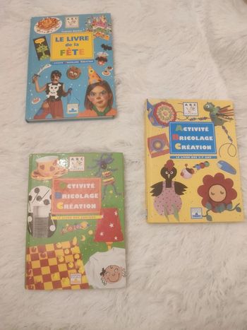 Lot de 3 livres d'activités manuelles et créations pour Enfants - Fleurus - Y2K - 2005
