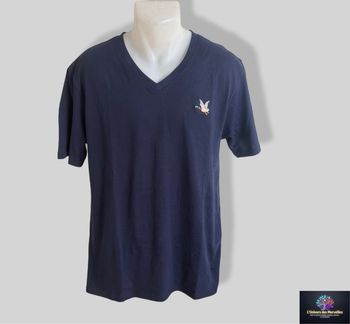 Tee-shirt col V chevignon bleu marine taille xxl