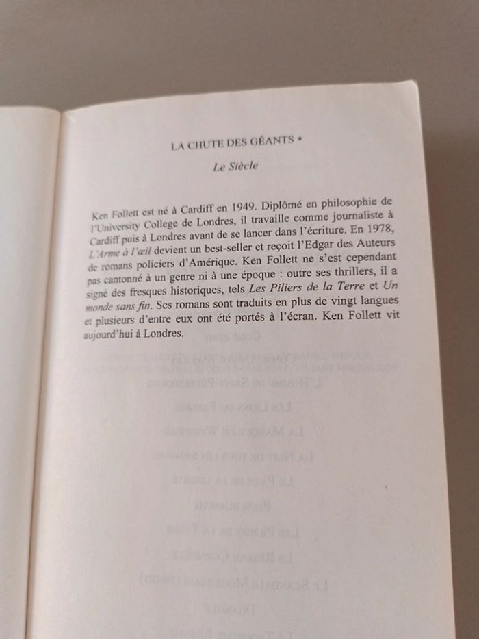Ken Follett la chute des géants - photo numéro 11