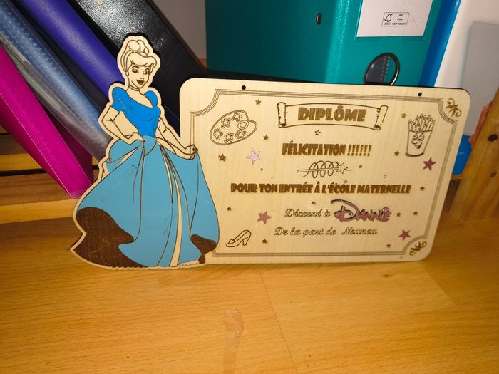 Diplôme en bois personnalisé - photo numéro 5