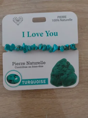 Bracelet Turquoise I love you