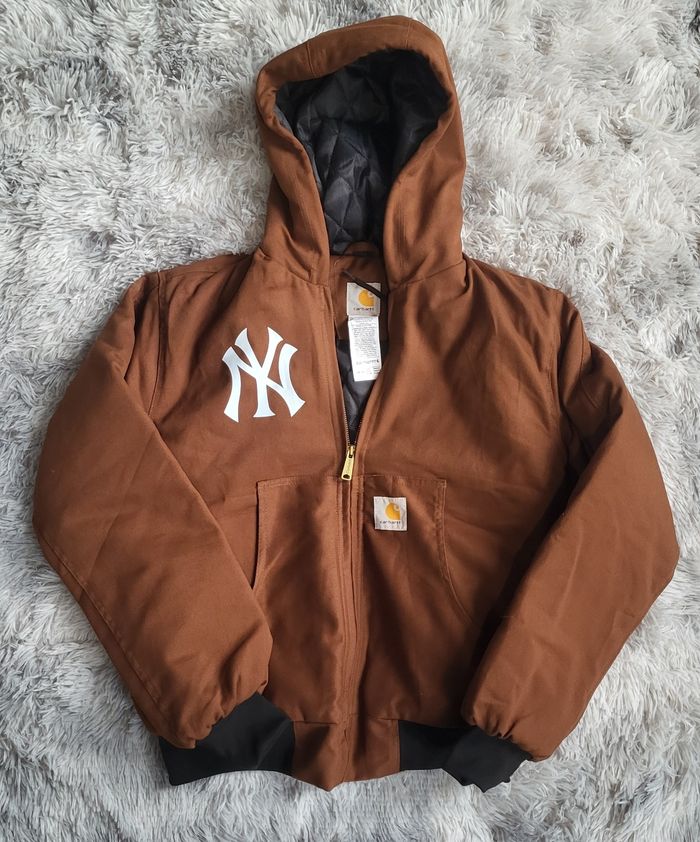 🧢 Veste Carhartt Rework New York Yankees Taille L - Neuve & Unique! ⚾