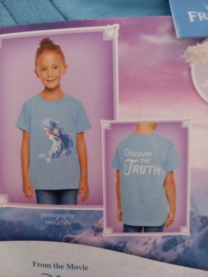 Tee-shirt reine des neiges - photo numéro 2