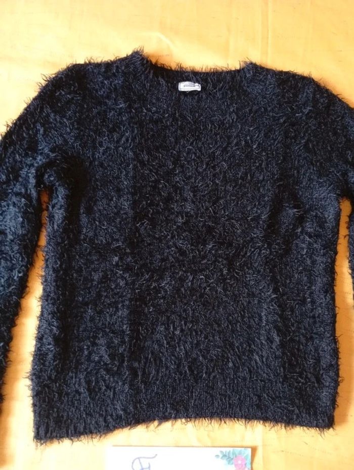 Pull noir en Jersey Pimkie S - photo numéro 2