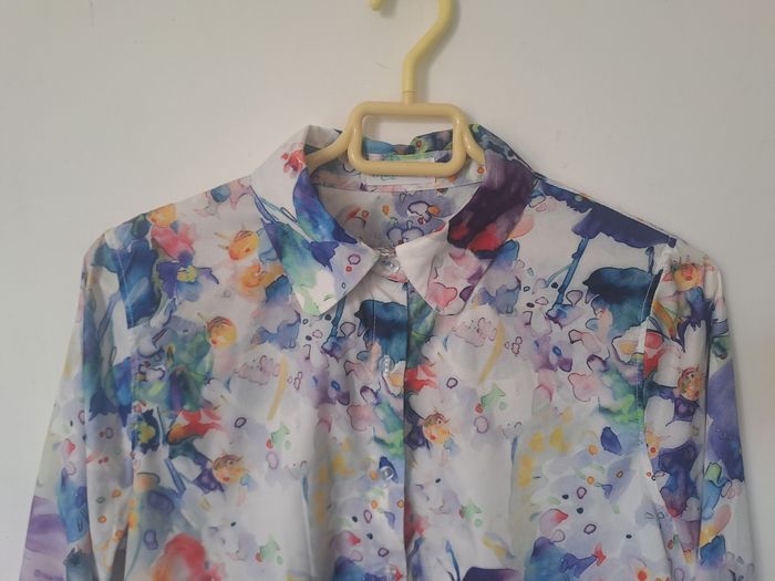 Chemise floral multicolore Hanxiner Taille L - photo numéro 3