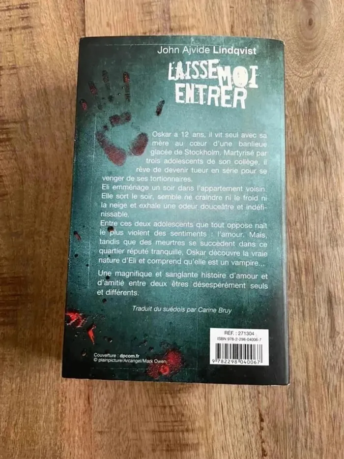 Laisse-moi entrer Roman de John Ajvide Lindqvist - photo numéro 3
