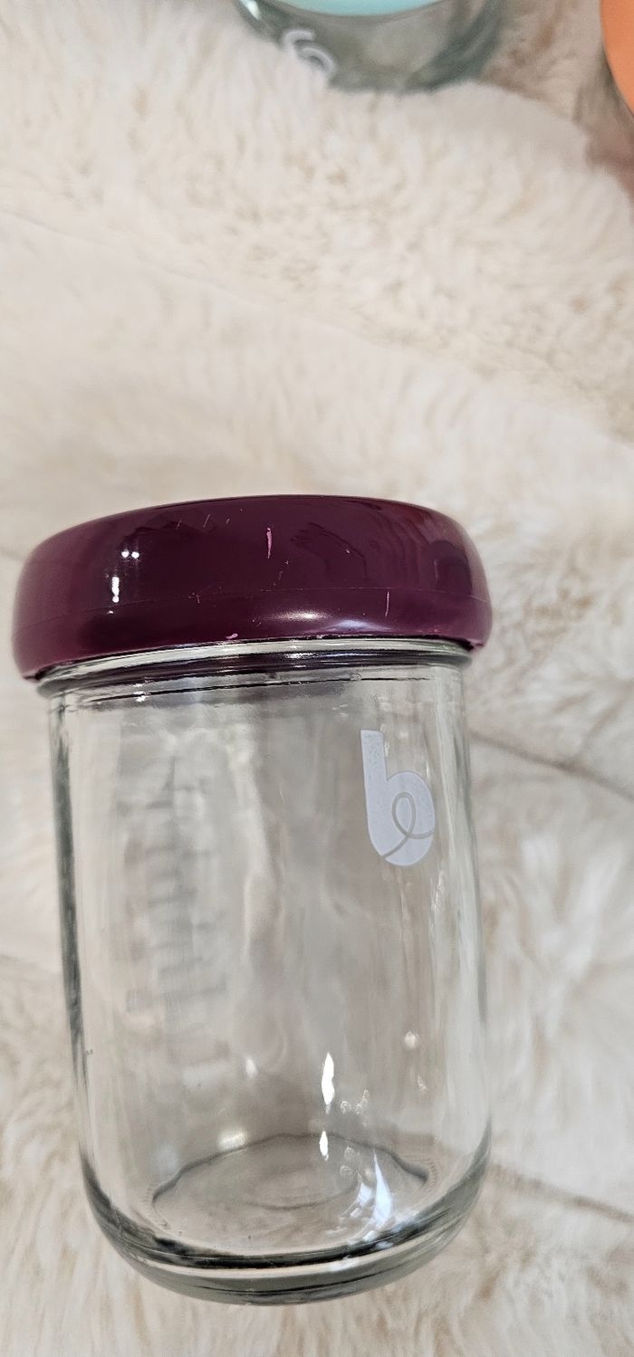 Lot de 8 pots en verre Babybols babymoov en très bon état. - photo numéro 7