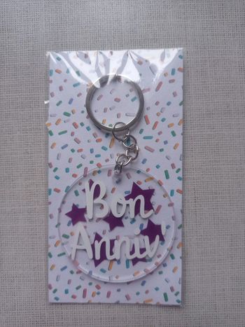 Porte clé bon anniv