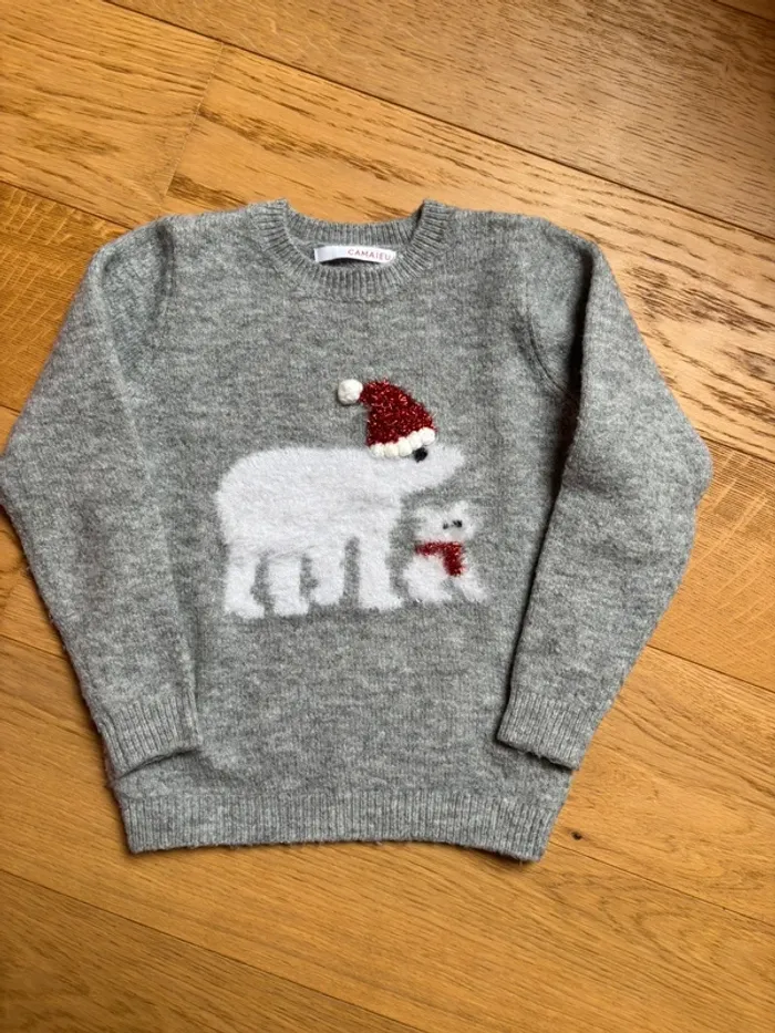 Pull d’hiver camaïeu 7 ans - photo numéro 3