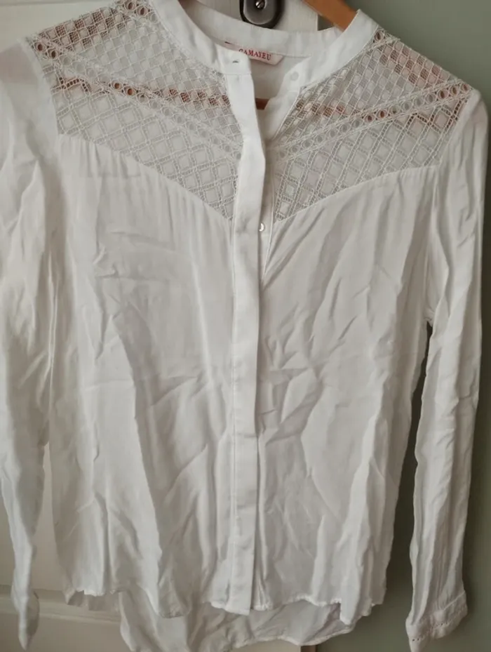 Chemise blanche camaïeu 36 - photo numéro 2