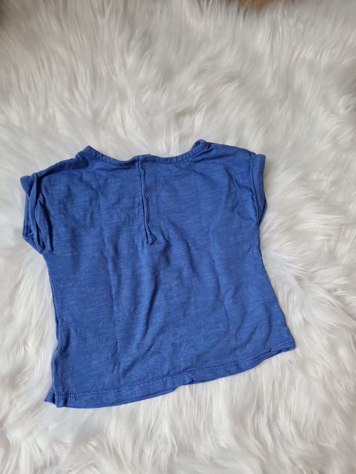 Tee-shirt bleu obaibi - photo numéro 2