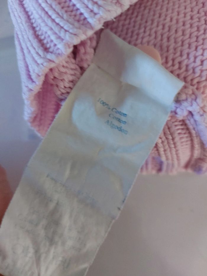 Pull rose obaibi 12 mois - photo numéro 5