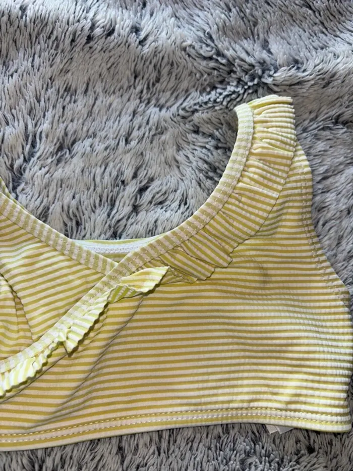 Maillot 2 pièces rayures enfant - photo numéro 2