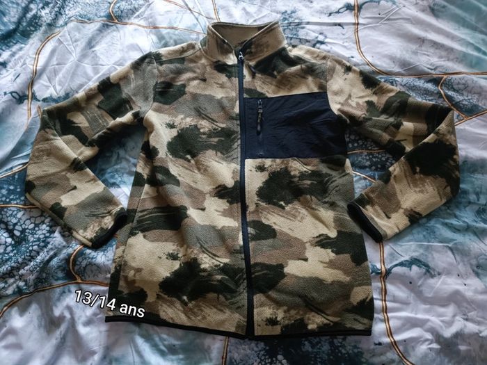 Veste Polaire chaude militaire armée 13/14 ans