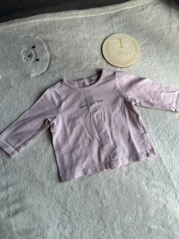 T-shirt manche longue 1 mois